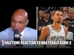 'WEMBY IS IN SHOCK!' - Chuck's message to Wemby at halftime of NBA Finals Game 2 | Inside The NBA