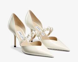 Image of Jimmy Choo Kitten Heel Bridal Shoes