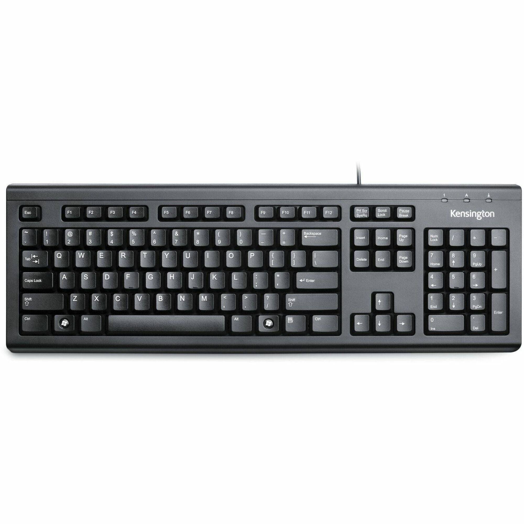 Kensington ValuKeyboard Wired k72391na