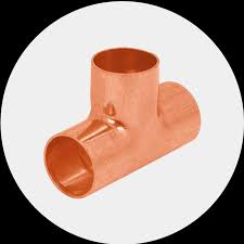TEE DE COBRE - Metal Rojo