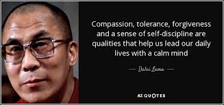 Dalai Lama quote: Compassion, tolerance, forgiveness and a sense ... via Relatably.com