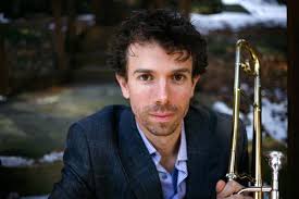 ... the richly varied avenues of New York City&#39;s abundant music scene with the same passion and adaptability as trombonist and composer Ryan Keberle. - Keberle-with-horn-opt