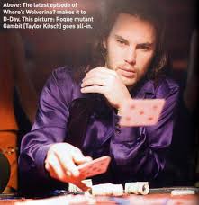 Empire Online has unveiled the first photo of actor Taylor Kitsch as Remy LeBeau, also known as &quot;Gambit&quot;, in the upcoming X-Men spin-off, Wolverine. - PHnxUusqbc36qp_1_m