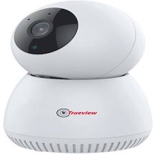 Trueview 3MP Smart CCTV Wi-fi Home Security Camera, 360° View, 2 Way Talk, Cloud Monitor, Detect, Supports SD Card Up to 256 GB, Night Vision, Alexa &