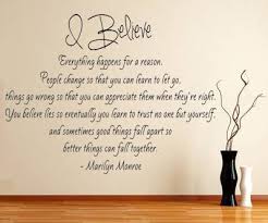 Amazon.com - Marilyn Monroe Quote - I Believe Vinyl Wall Decal ... via Relatably.com