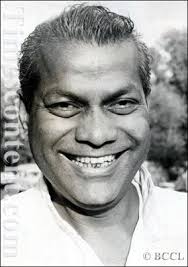 A portrait of Rabi Ray, Speaker of Lok Sabha on December 18, 1989. - Rabi-Ray