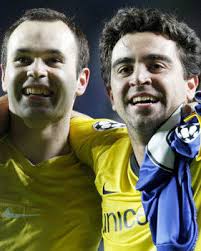 Barcelona&#39;s brilliant double act of Andres Iniesta and Xavi. These really are the best players in the world and you hope you could have formed an ... - 254706_1