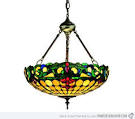 Dale Tiffany, Tiffany Glass Table Lamp, Stained Glass Lights