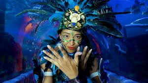 Sirenas llegan a CDMX y nadan entre tiburones