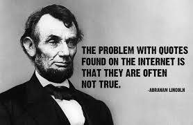The problem with quotes found on the internet is that they are ... via Relatably.com