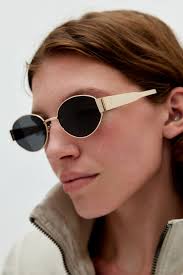 Agent Slim Oval Sunglasses | Urban Outfitters