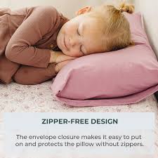 Amazon.com: Pobibaby - 2 Pack Premium Toddler Solid Pillowcase - Ultra Soft Jersey Knit - Crib & Kids Pillow, Travel Pillow Case Cover (Blossom) : Baby