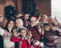 Imagen de Family Christmas selfie