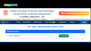 CUSAT CAT 2026 रैंक लिस्ट जारी: रिजल्ट कैसे देखें और विषय-वार PDFs कैसे डाउनलोड करें