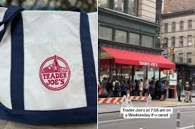 ‘White woman war zone’: Trader Joe’s viral $2.99 mini tote bags are back — 
if you can get one