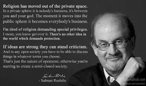 Salman Rushdie On Religion Quotes. QuotesGram via Relatably.com