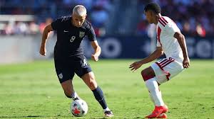Cavan Sullivan during his United States national team debut