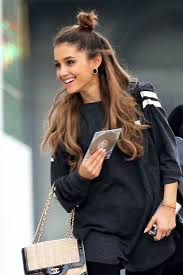 Αποτέλεσμα εικόνας για half bun hair