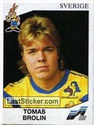TOMAS BROLIN (SWE). 36. Panini UEFA Euro Sweden 1992 - 36