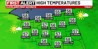 Northeast Ohio weather: Chilly again today but warming significantly by 
midweek