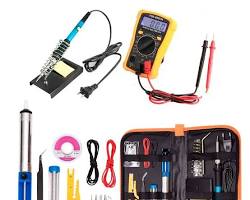 Imagen de Kit de Soldadura Eléctrico Cautín Regulable 60W