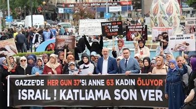 Kütahya'da AK Partili kadınlar Gazzeli anneler için toplandı İhlas Haber Ajansı