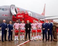 Image of Leigh Leopards Jet2 sponsorship