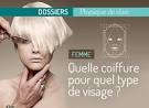 Visage carre coiffure femme