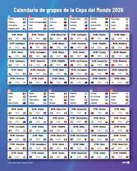 El calendario completo del Mundial de Norteamérica de 2026