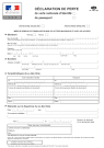 Perte de carte d'identite