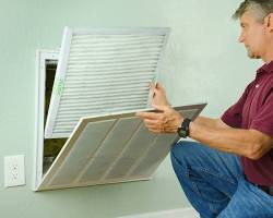 Image of Air conditioner filter change