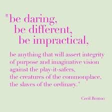 Be daring, be different, be impractical | Quotes and Feel Good ... via Relatably.com