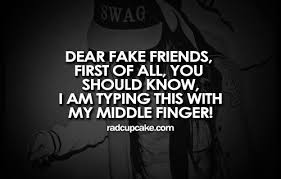 Fake Friends Quotes / Tumblr Quotes @ http://www.radcupcake.com ... via Relatably.com