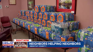 Helping hand: Nahunta residents donate groceries amid wildfires