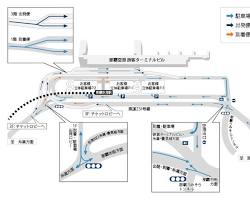 那覇空港の地図と送迎車のルートの画像