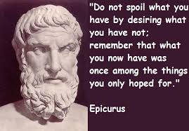 Epicurus on happiness | The Logical Place via Relatably.com