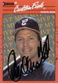 Carlton Fisk Autograph on a 1990 Donruss (#BC-19) - carlton_fisk_autograph