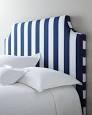 Striped upholstered headboard Sydney