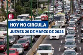 Hoy no Circula del jueves frena a coches con estas placas en CDMX y Edomex