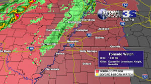 Tornado Watch Issued for Midwest and South