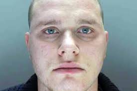 A football hooligan who smirked after plunging a knife into the chest of an innocent Everton fan was jailed. Queens Park Rangers supporter Leon Hughes, 24, ... - zz030913AHUGHES-1