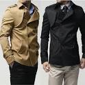 Short trench coat men