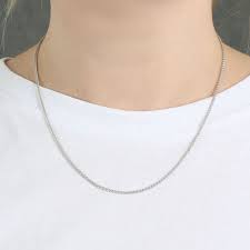 Round Wheat Chain in Silver, 18"