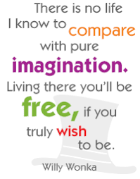 Willy Wonka Quotes Imagination. QuotesGram via Relatably.com