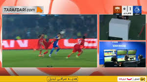 اخراج مستقیم سینا مریدی پس از خطای خشن بر روی بازیکن استقلال (استقلال 1-0 فولاد)