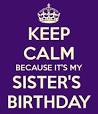 Sister birthday quotes