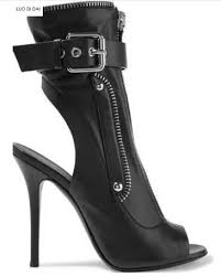 2018 new cool women high heels party shoes summer black sandals booties buckle sandals peep toe botas back open - Product from DHgate