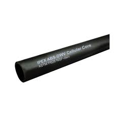 ABS DWV Cell Core Pipe - Black - 4" x 12' from IPEX | Potvin ...