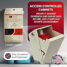 Post Medical - 1.0 Quart Sharps Container - Case of 6 ...
