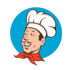 Chef Cook Baker Smiling Cartoon by Aloysius Patrimonio - Chef Cook Baker Smiling Cartoon Digital Art - Chef ... - chef-cook-baker-smiling-cartoon-aloysius-patrimonio
